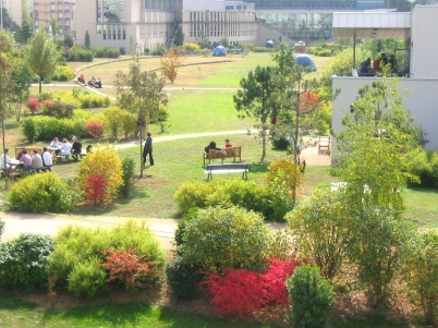 Jardin du site Descartes